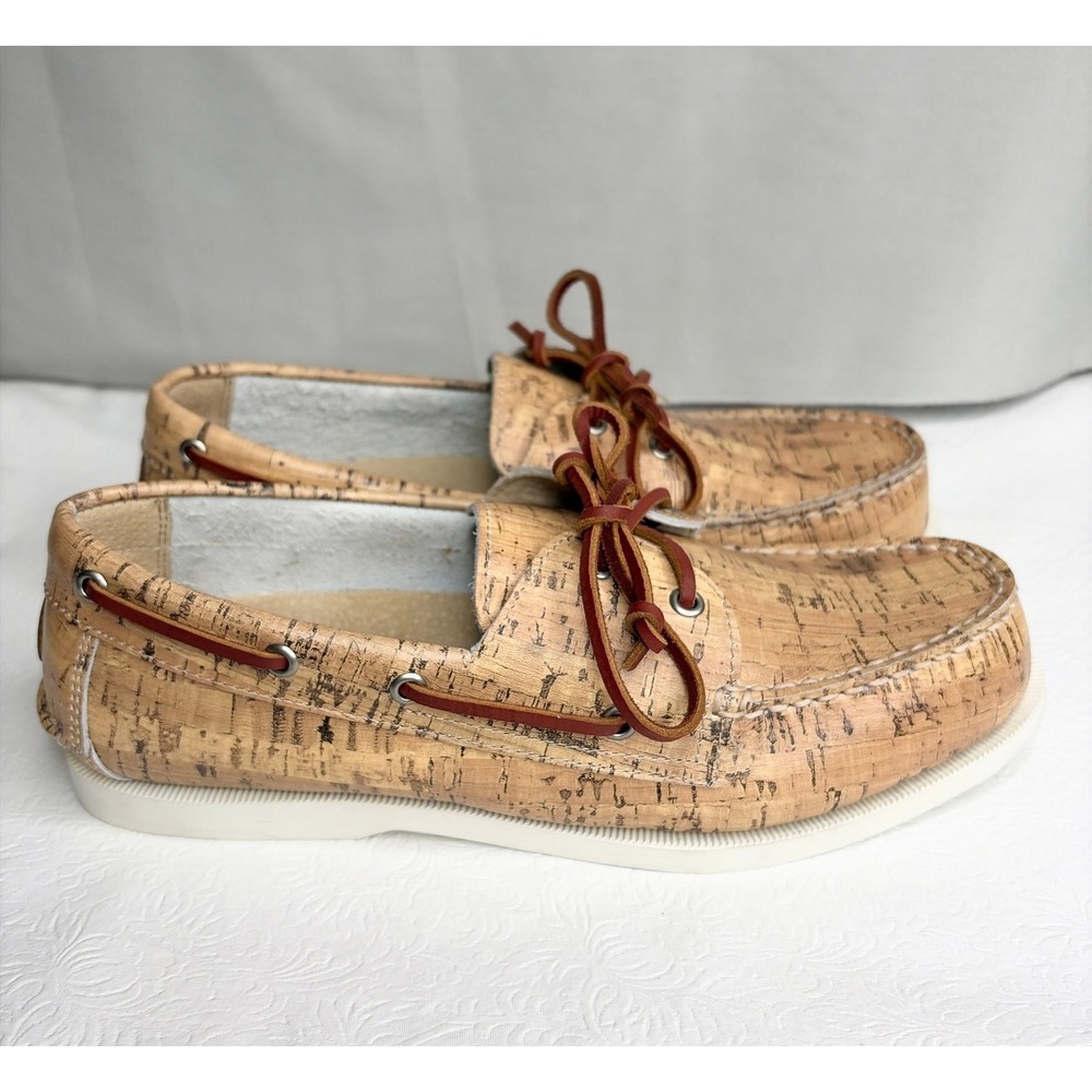 Froats Baltimore Mens Wine & Dines Cork Boat Nautical Loafers Deck Shoes 11